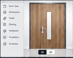 Fire door configurator preview